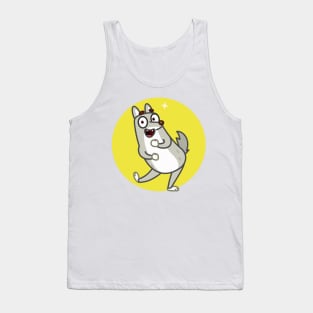 Alpha Wolf dances professionally Tank Top